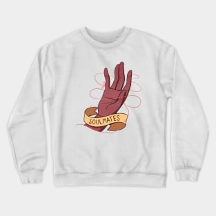 Copy of tropes series - soulmates Crewneck Sweatshirt